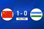 U16国足1-0乌兹别克斯坦U16 冀政浩造点+点射制胜江宇涵扑单刀